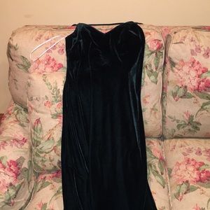 Emerald Floor Length Dress